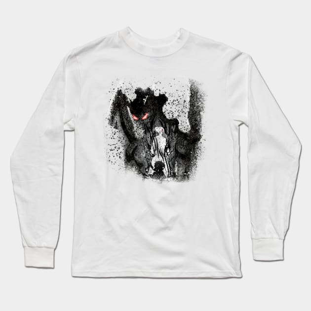 Shadow Dragon Long Sleeve T-Shirt by danielone8